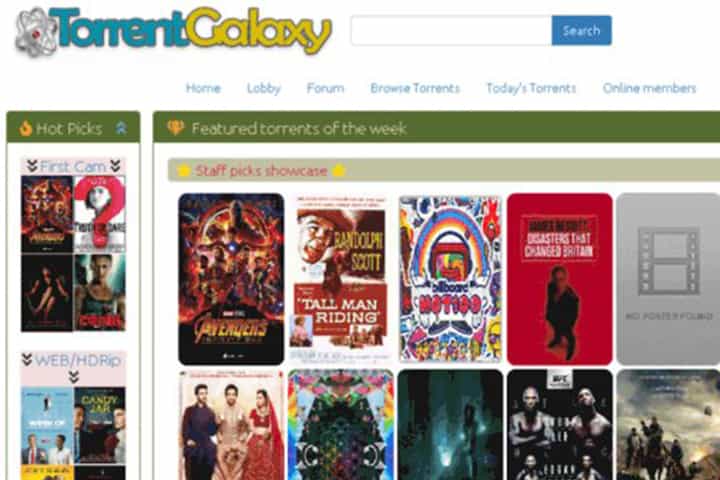 Torrent Galaxy - the piratebay3